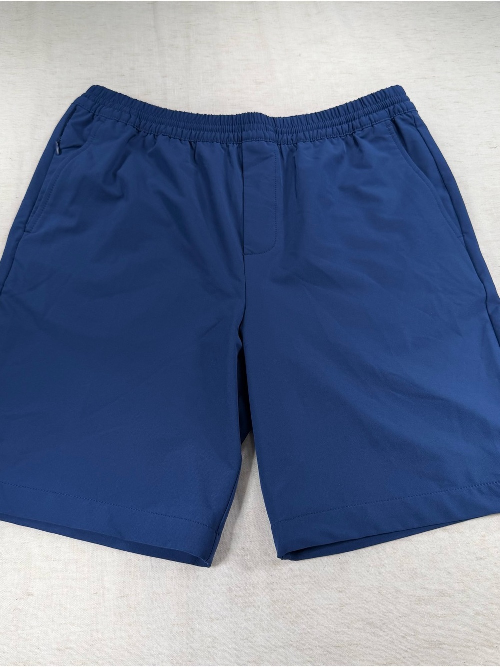 Banana Republic Men's Casual Elastic-Waist Blue Shorts
